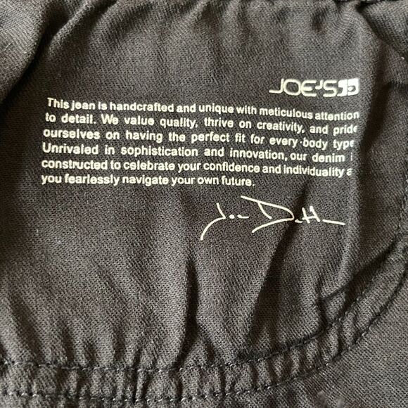 Joe's The Lara Mid Rise Cigarette Ankle Jeans Women Size 30 Black Distressed - Picture 5 of 14